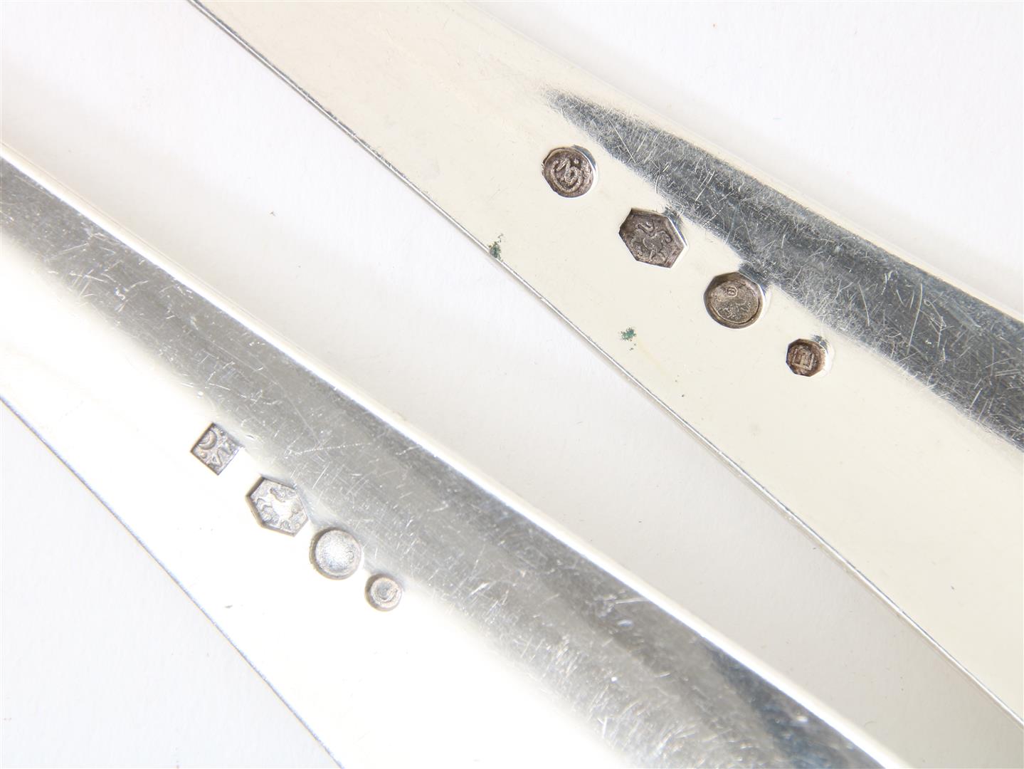 Silver serving cutlery, grade 835/000. - Image 2 of 2