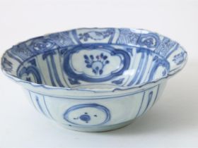 Kraak porcelain bowl, China Wanli