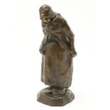 Wijk, "Charles" van. Bronze sculpture