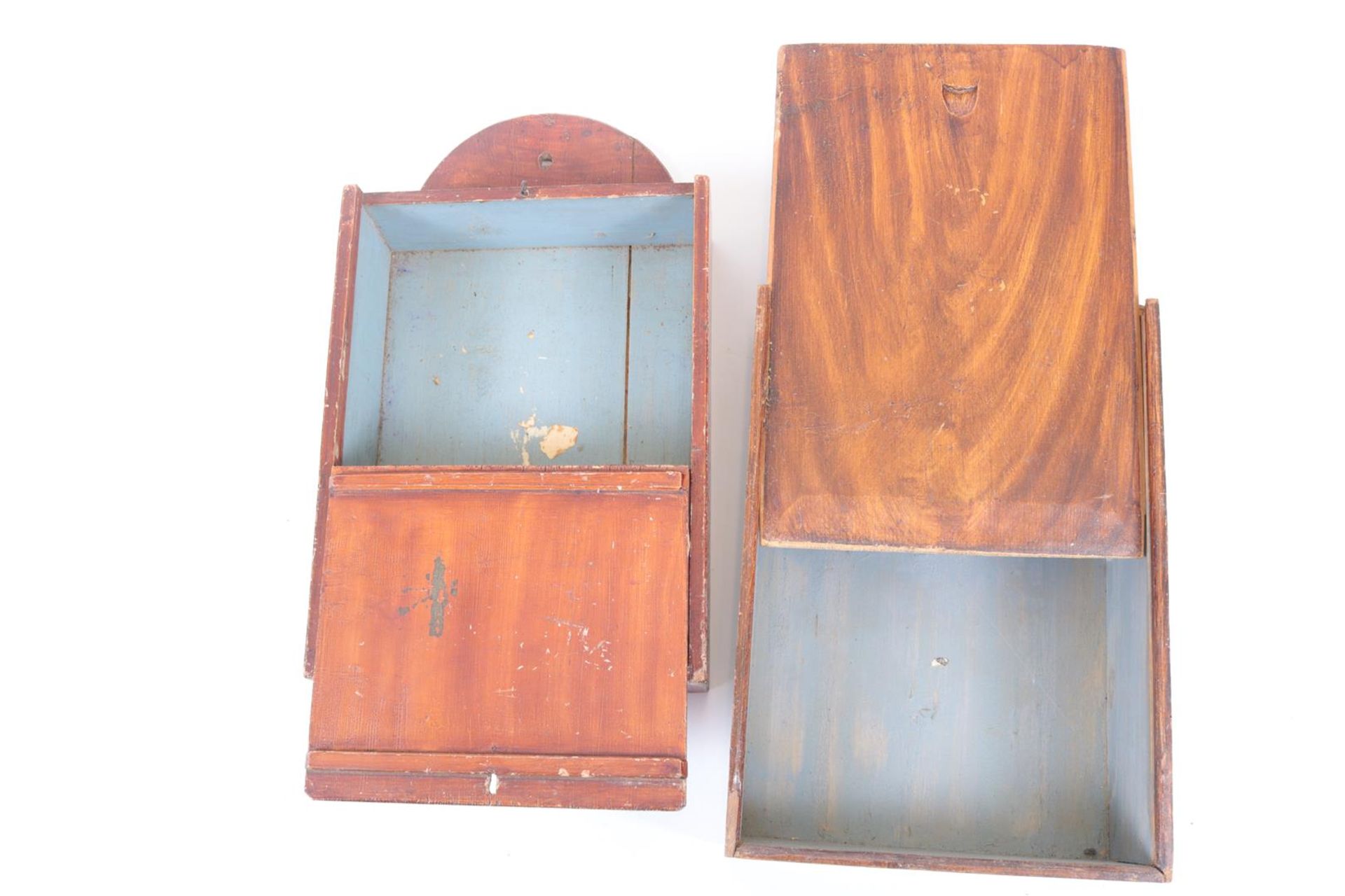 7 wooden schoolbags, 19th century - Bild 4 aus 4