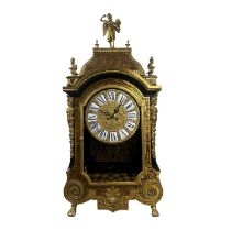 Boulle marquetry inlaid clock