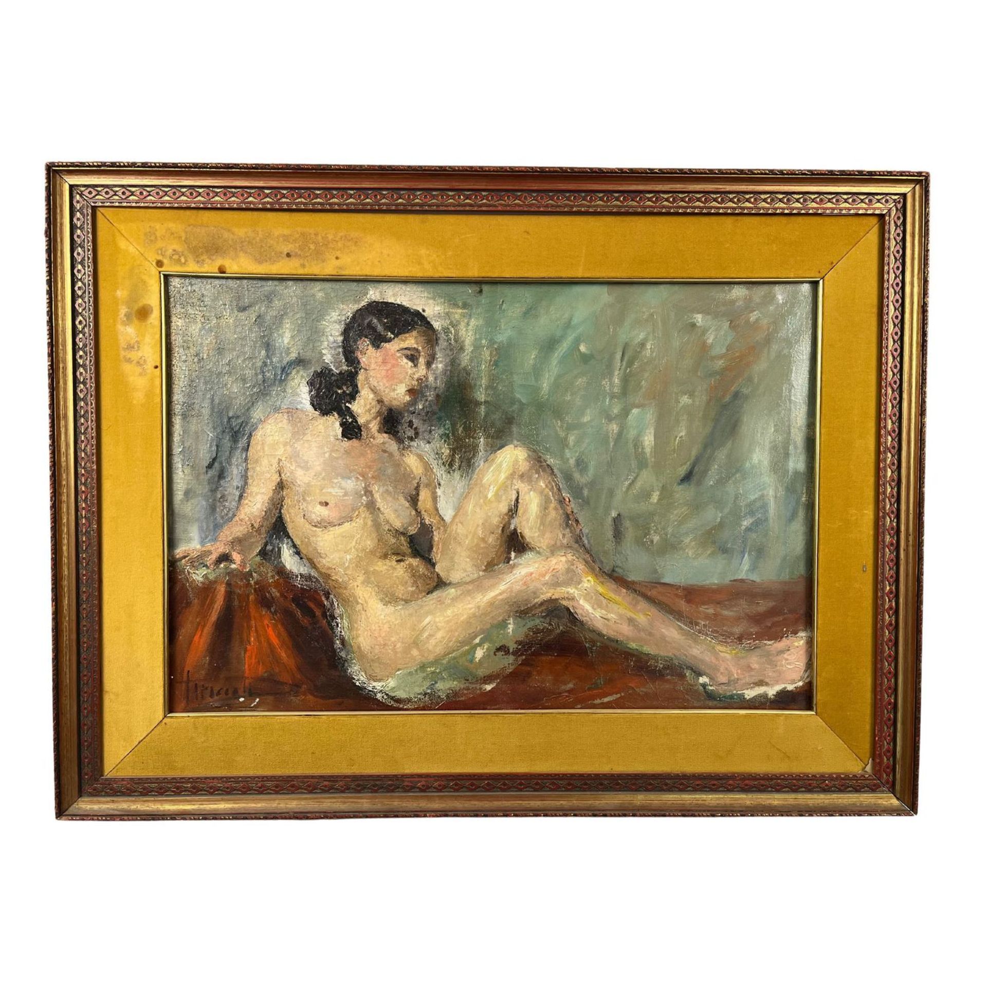 Carlo Striccoli (1897 - 1980) Nude woman.