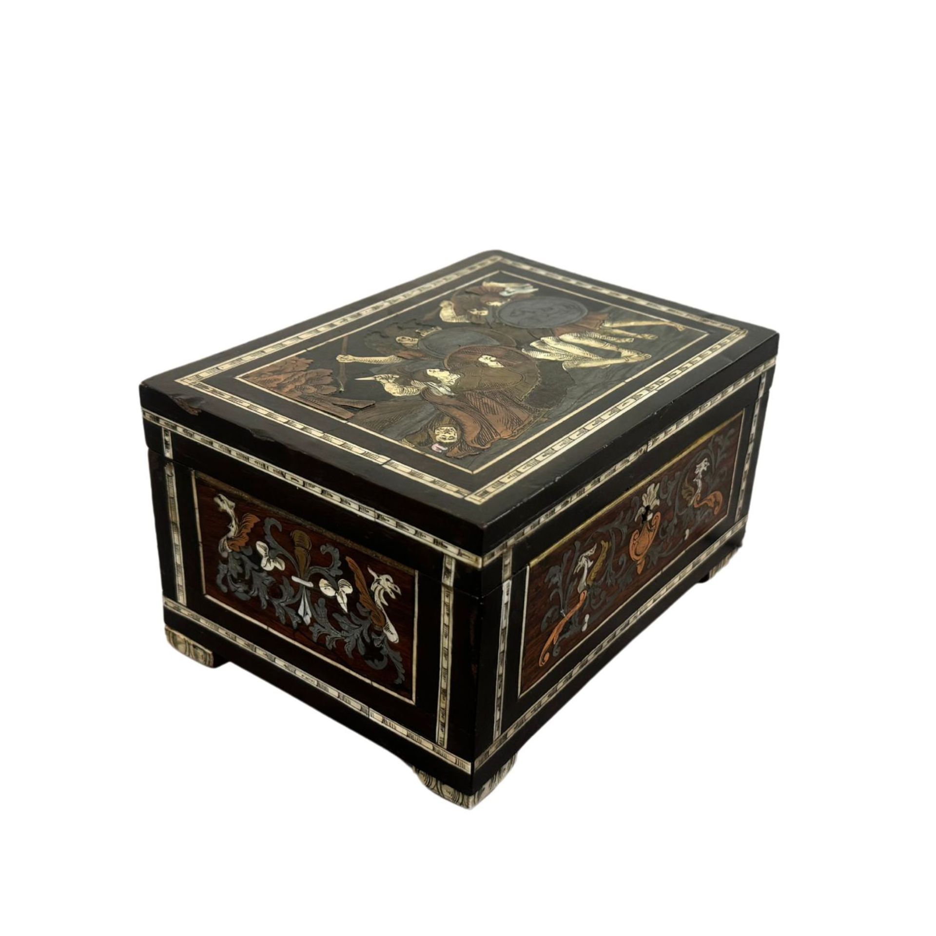 Important inlaid box - Image 6 of 6