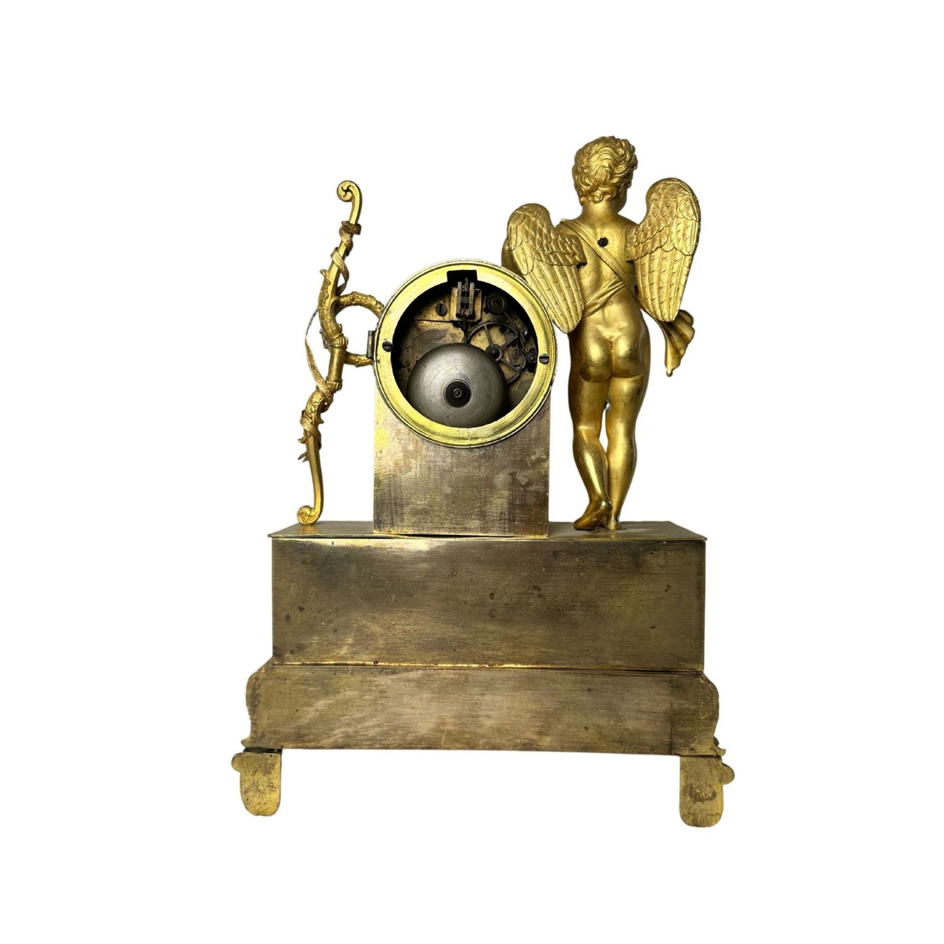 A mercury gilded bronze pendulum clock - Bild 5 aus 5