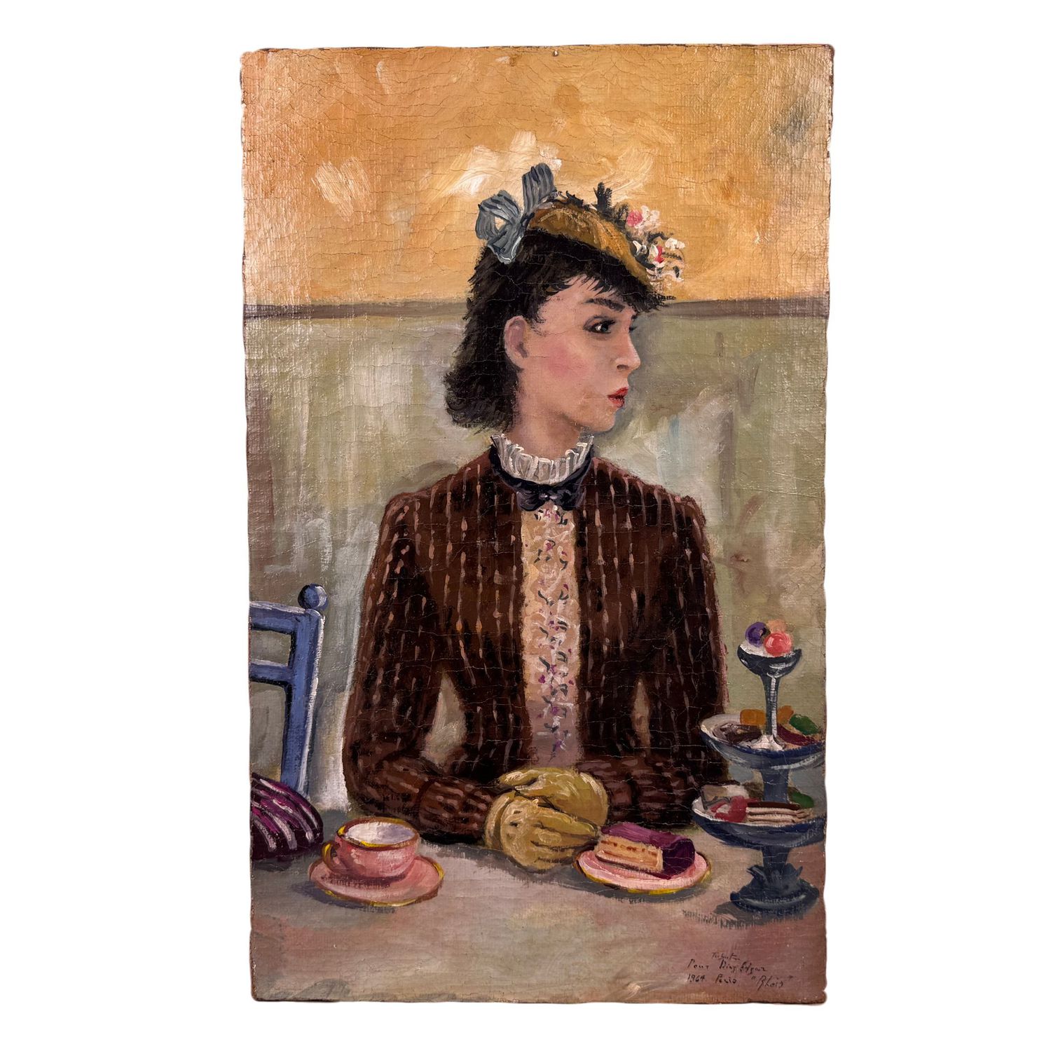 Young woman at the café