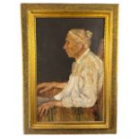 Portrait of an elderly woman