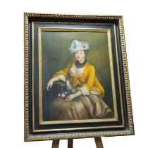 Woman with hat