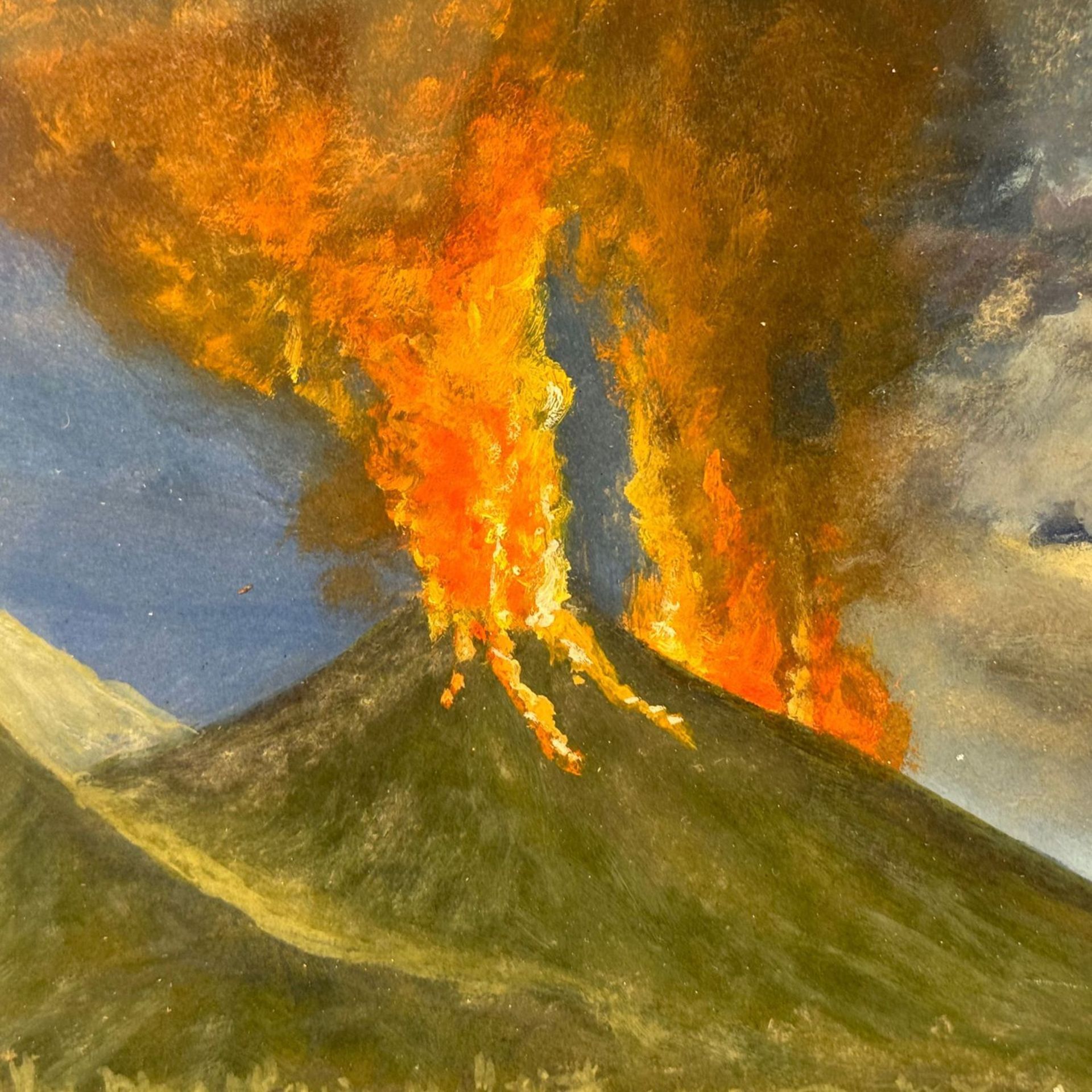 Eruption of Mount Vesuvius in Naples - Image 2 of 9