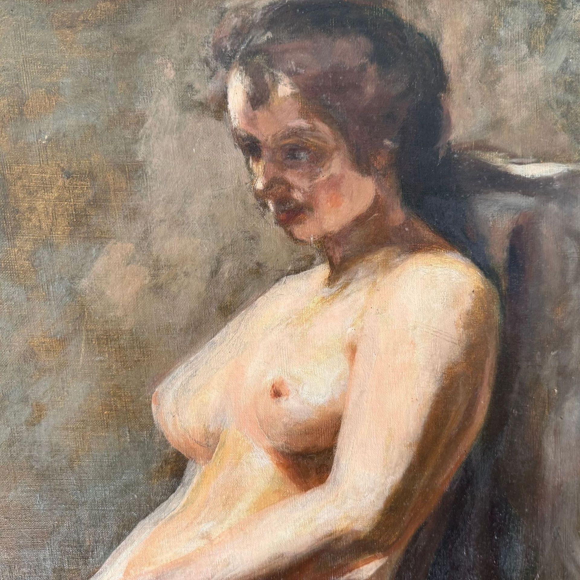 Seated nude woman - Bild 2 aus 7