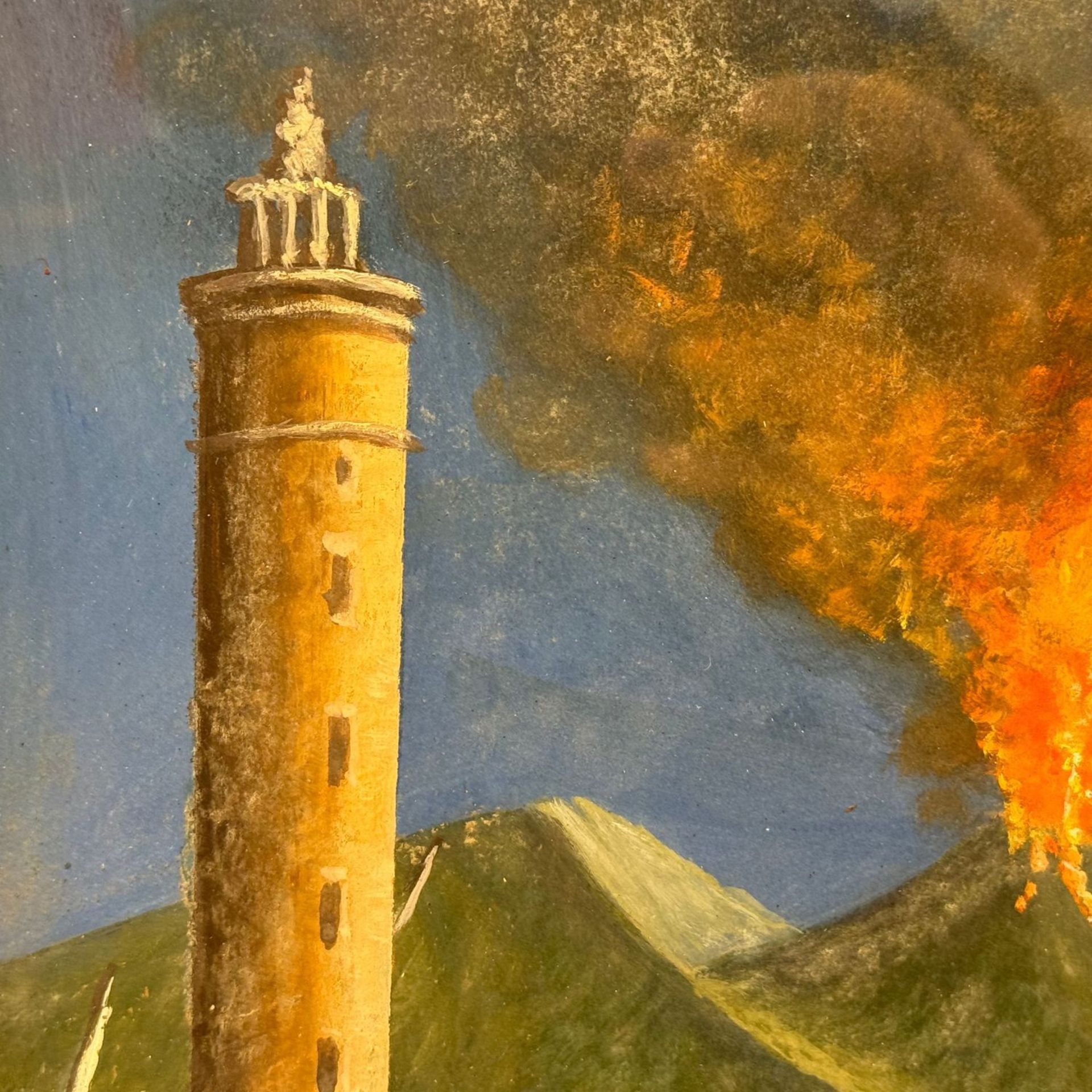 Eruption of Mount Vesuvius in Naples - Image 6 of 9