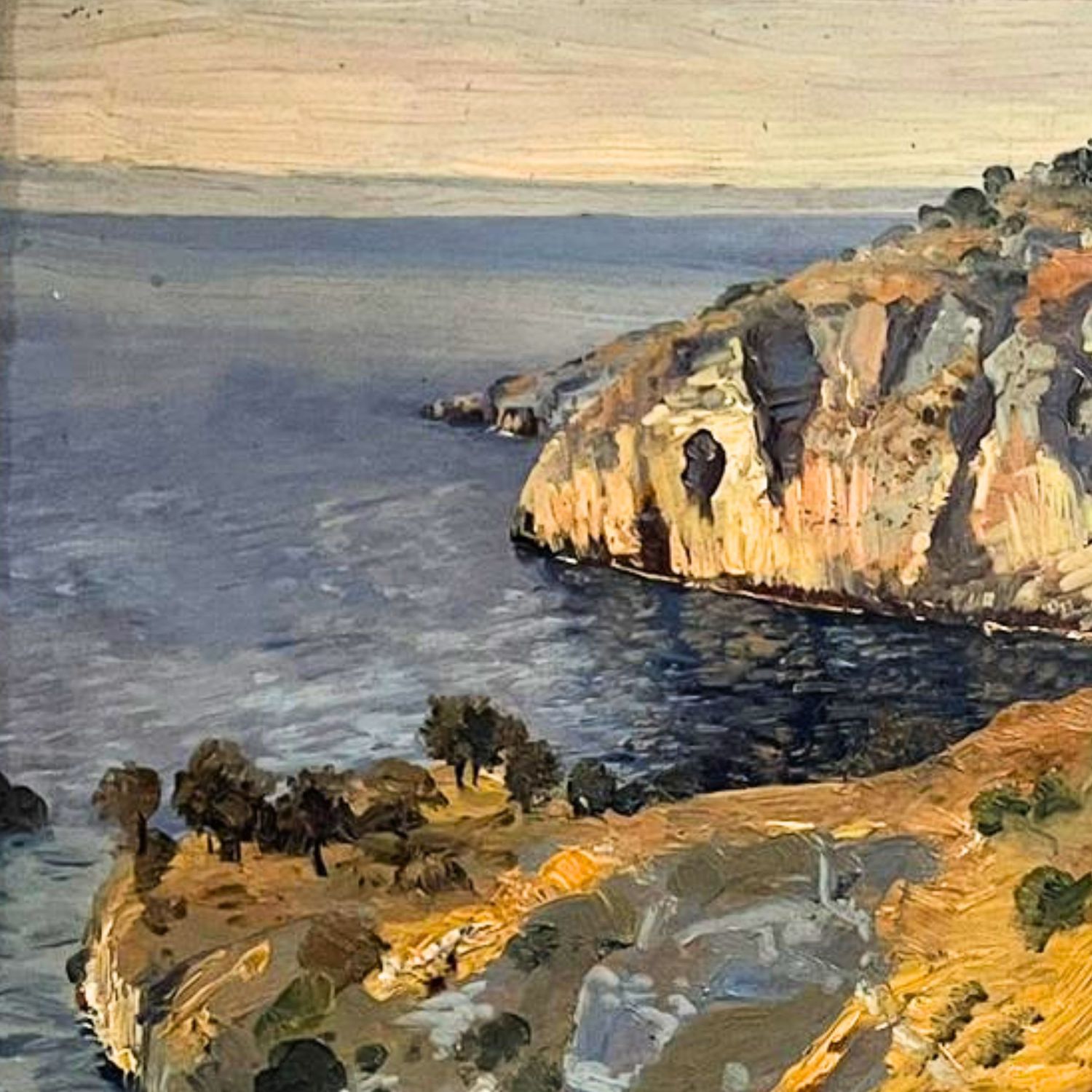 Cliff by the Sea - Max Roeder (1866 - 1947) - Image 2 of 5