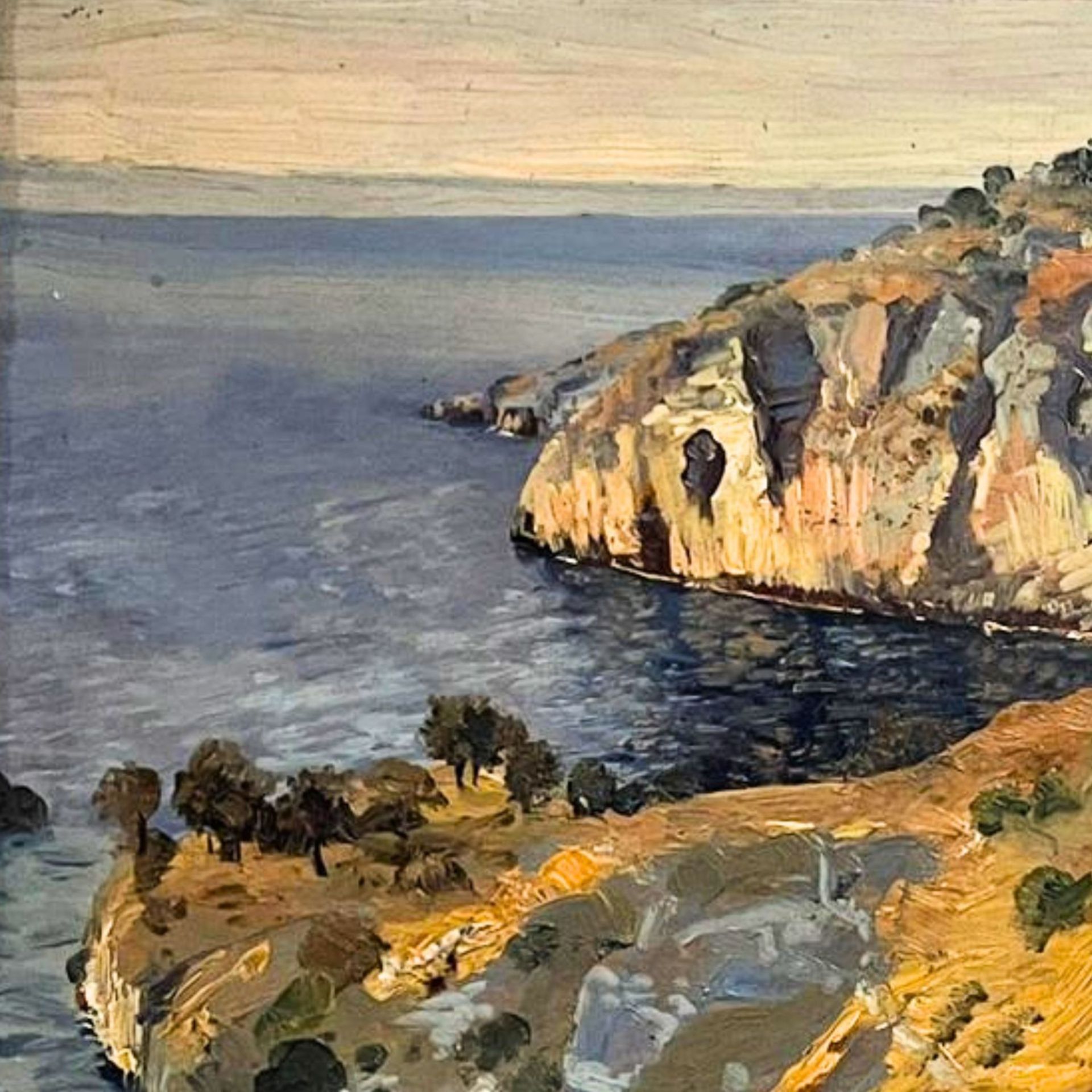 Cliff by the Sea - Max Roeder (1866 - 1947) - Bild 2 aus 5