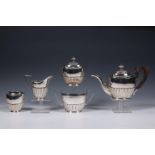 Vijfdelig theeservies, Louis XVI-stijl, ca. 1900,