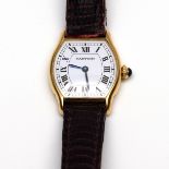 Cartier, 18 kt. gouden damespolshorloge, quartz.