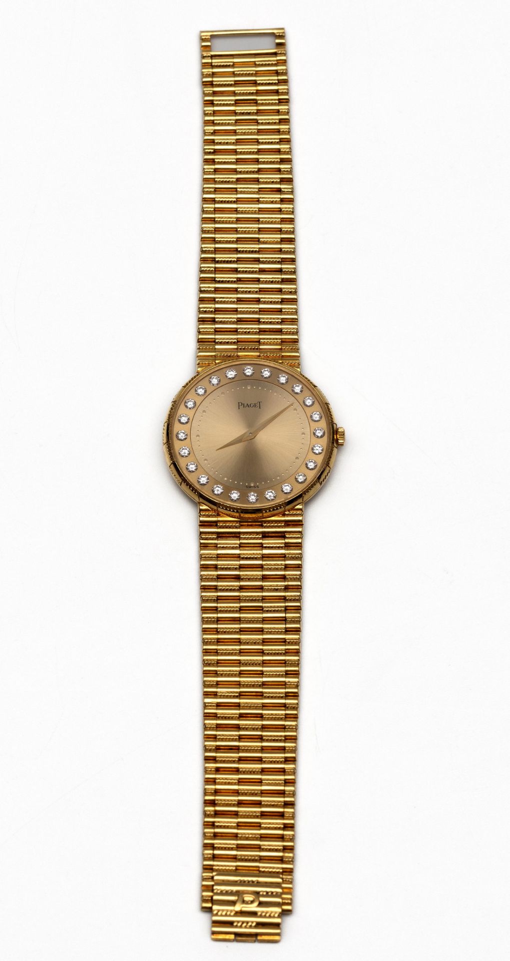 Piaget, 18 kt. gouden polshorloge, quartz. - Image 2 of 5