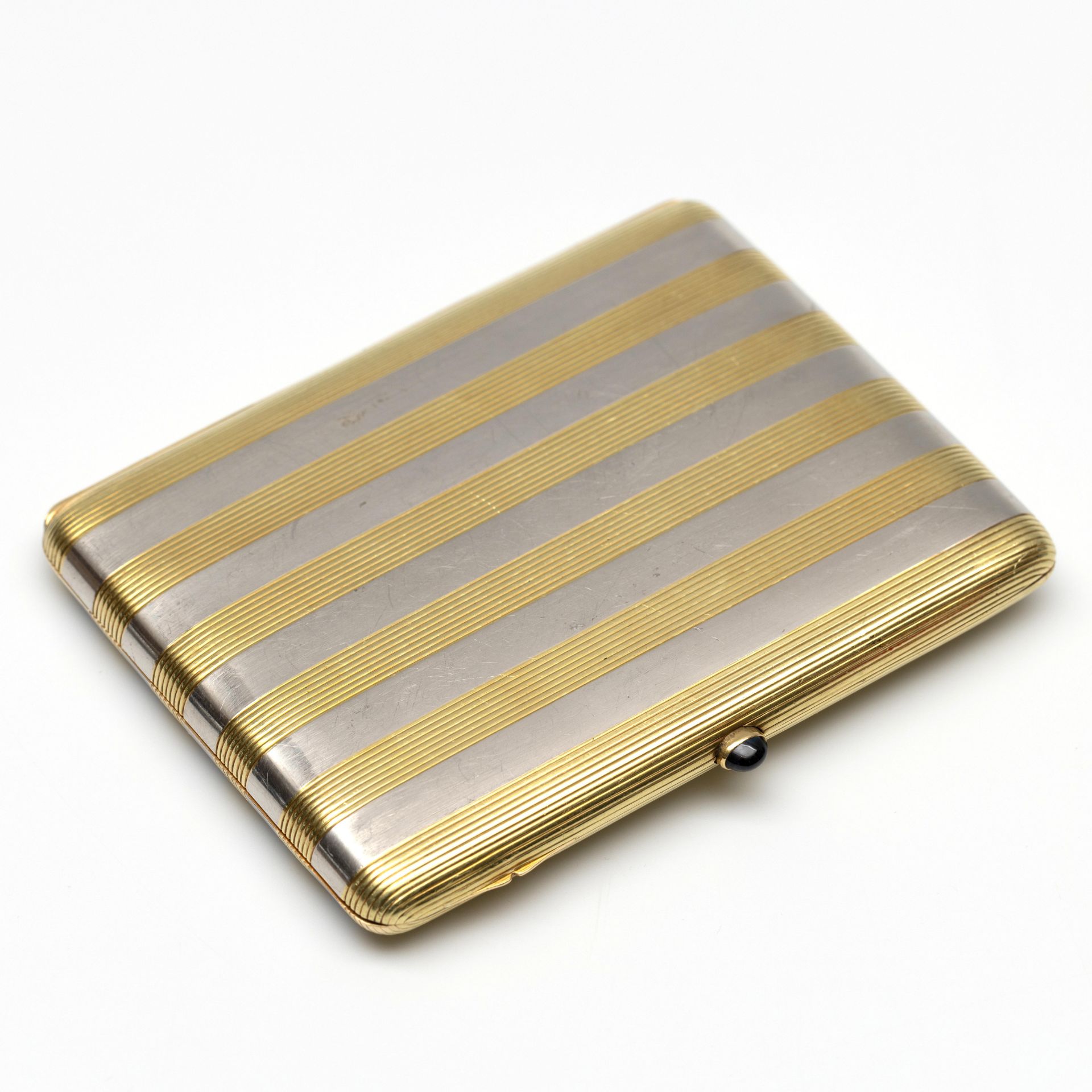 Gouden sigaretten etui. - Image 3 of 3