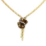 14 kt. Gouden collier, jaren '50.