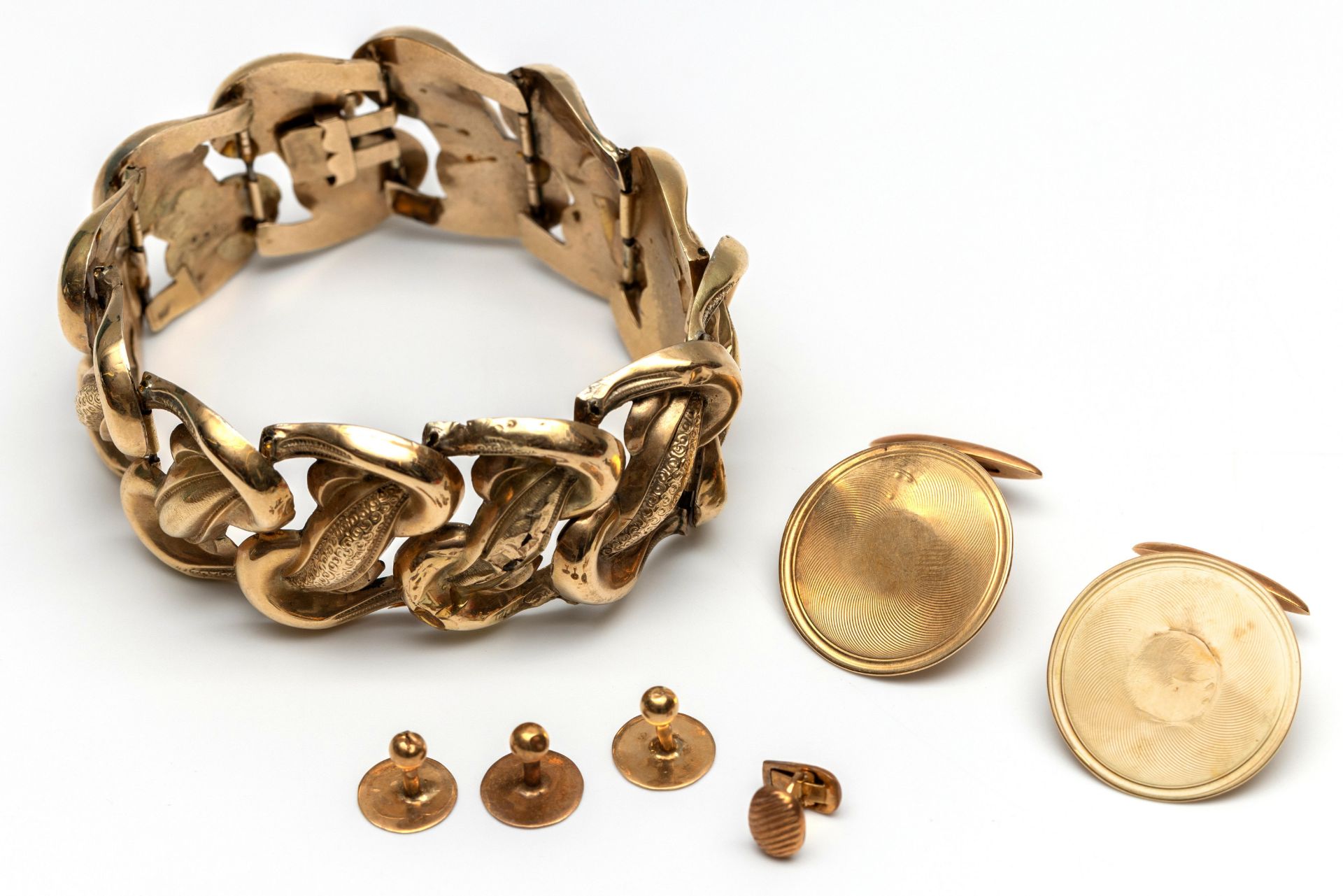 Gouden armband, 19e eeuw,