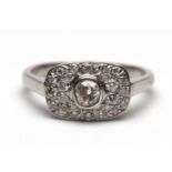 Platina ring,