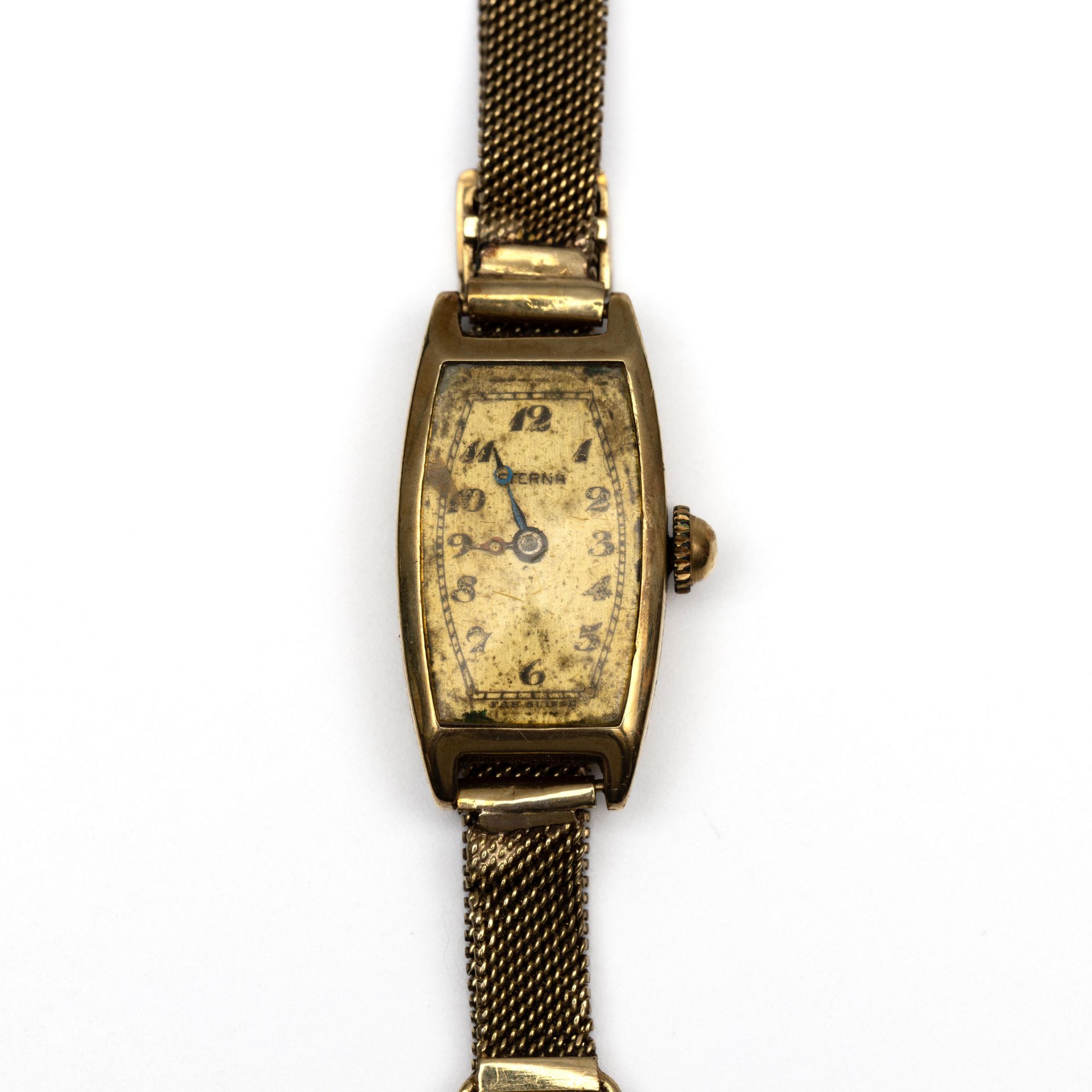 Eterna, 14 kt. gouden mechanisch dames polshorloge, Art Deco.