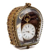 14 kt. Gouden remontoir horloge,