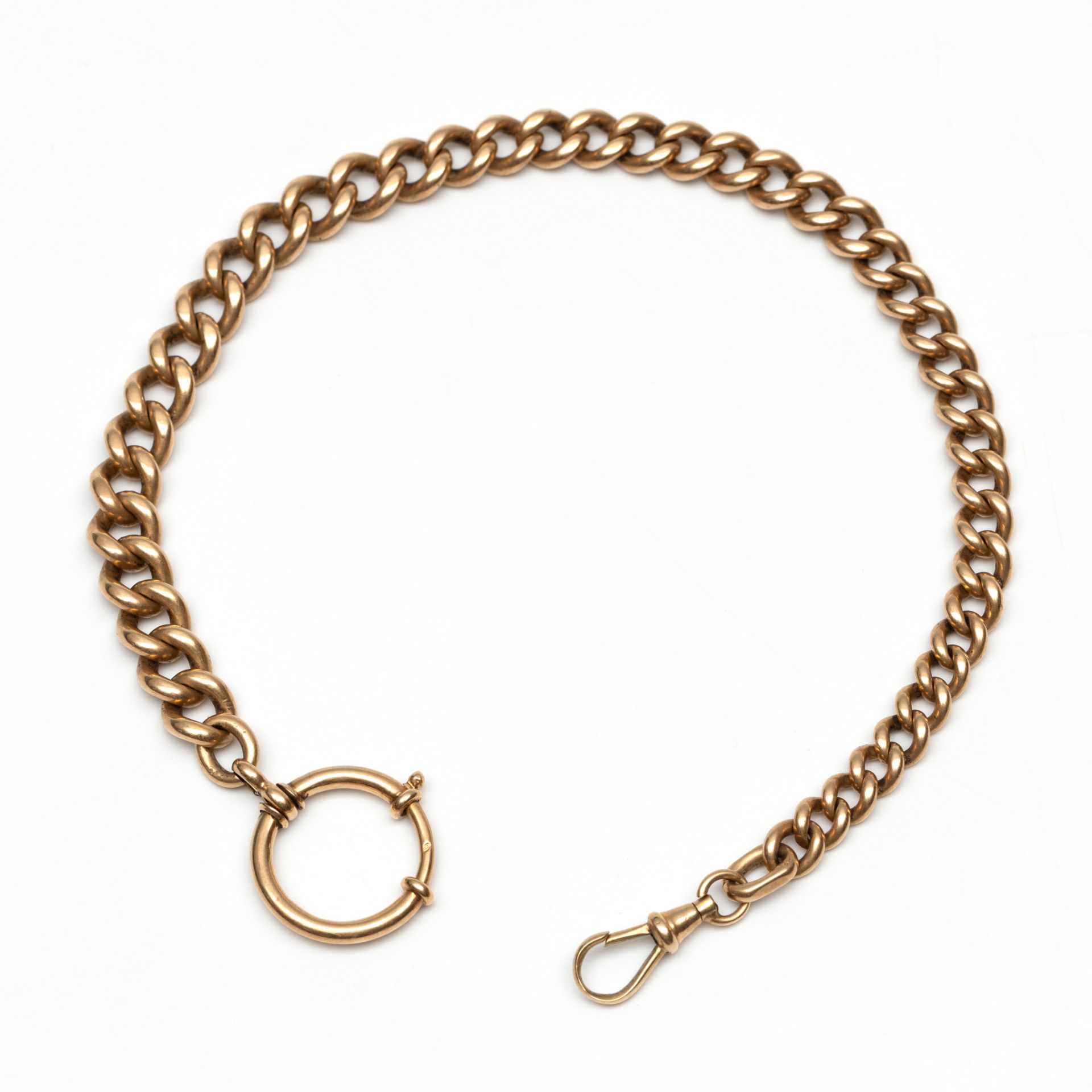 14 kt. Gouden horlogeketting,