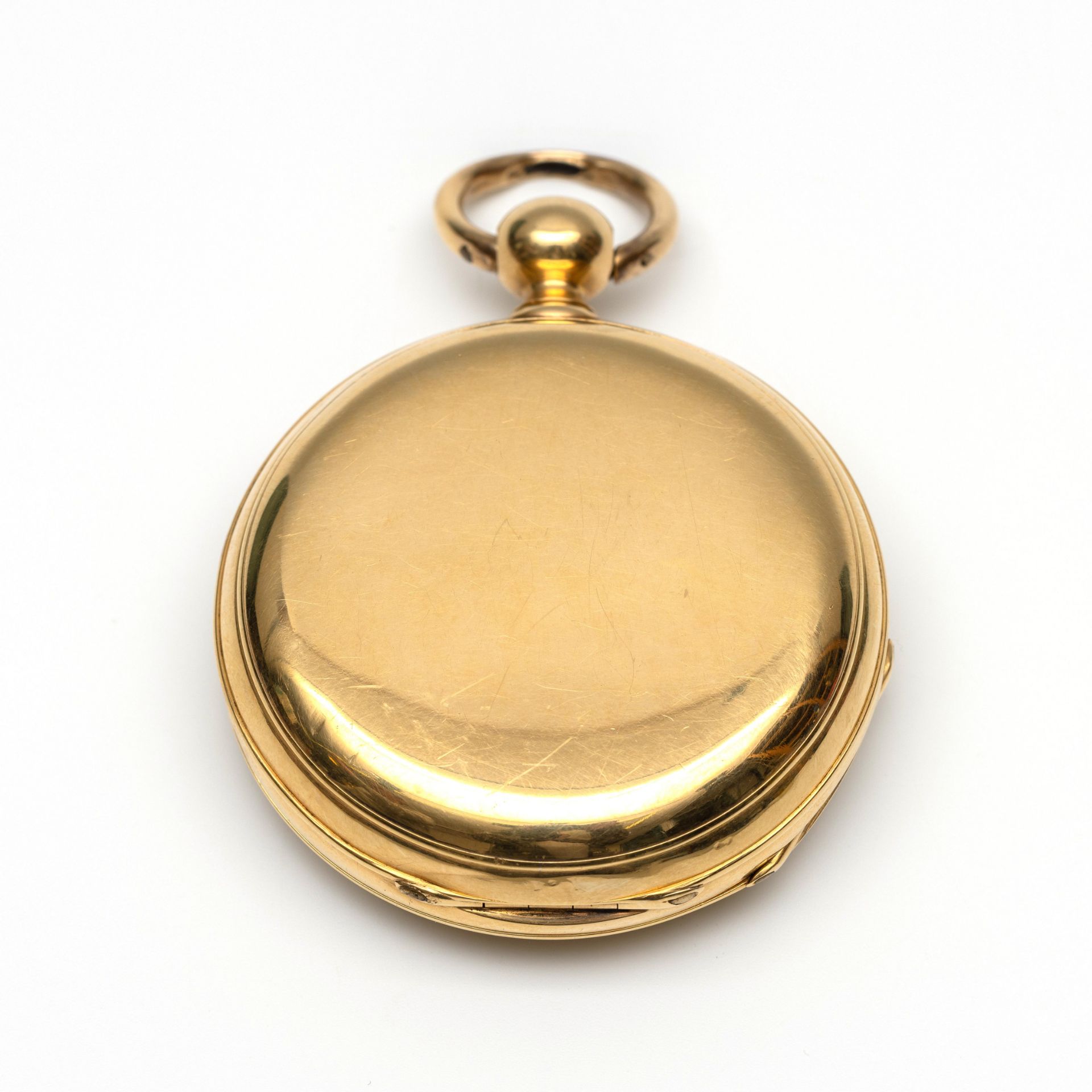 Frankrijk, mogelijk Henry Delolme, 18 kt. gouden chronometer zakhorloge met één-minuut tourbillon, c - Image 6 of 8