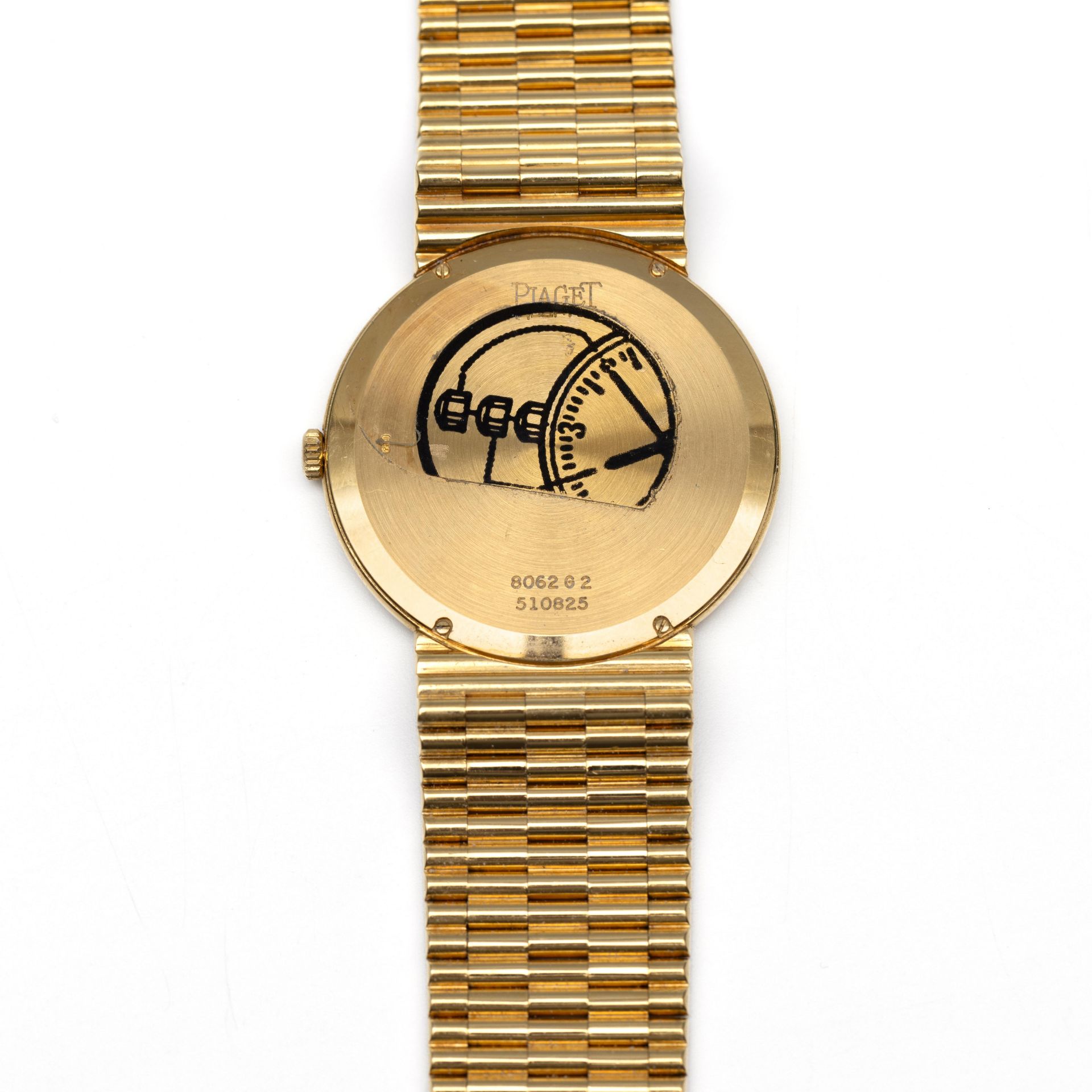 Piaget, 18 kt. gouden polshorloge, quartz. - Image 4 of 5