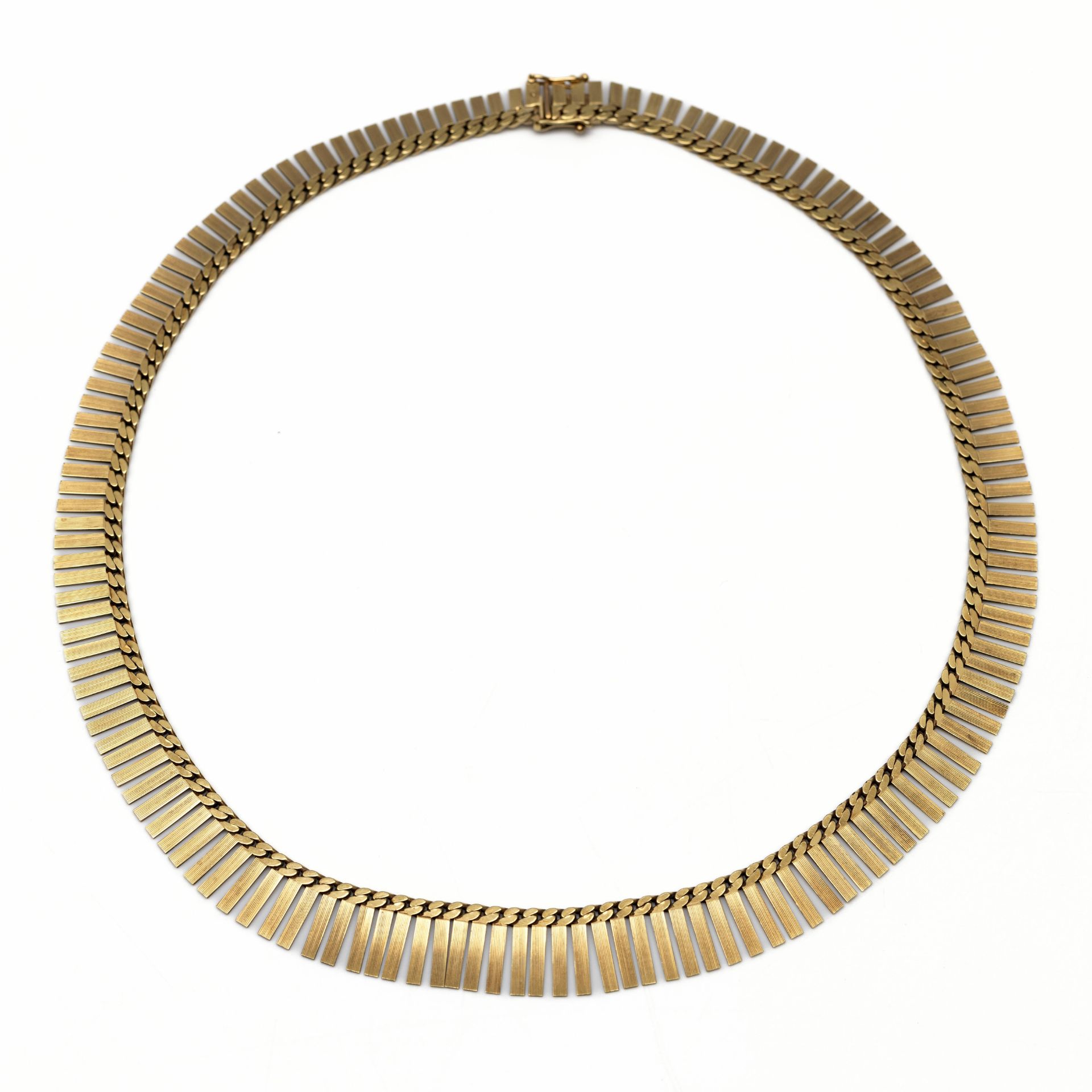 14 kt. Gouden collier, jaren '50.