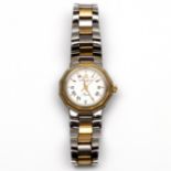 Baume & Mercier, staal en gouden damespolshorloge, quartz.