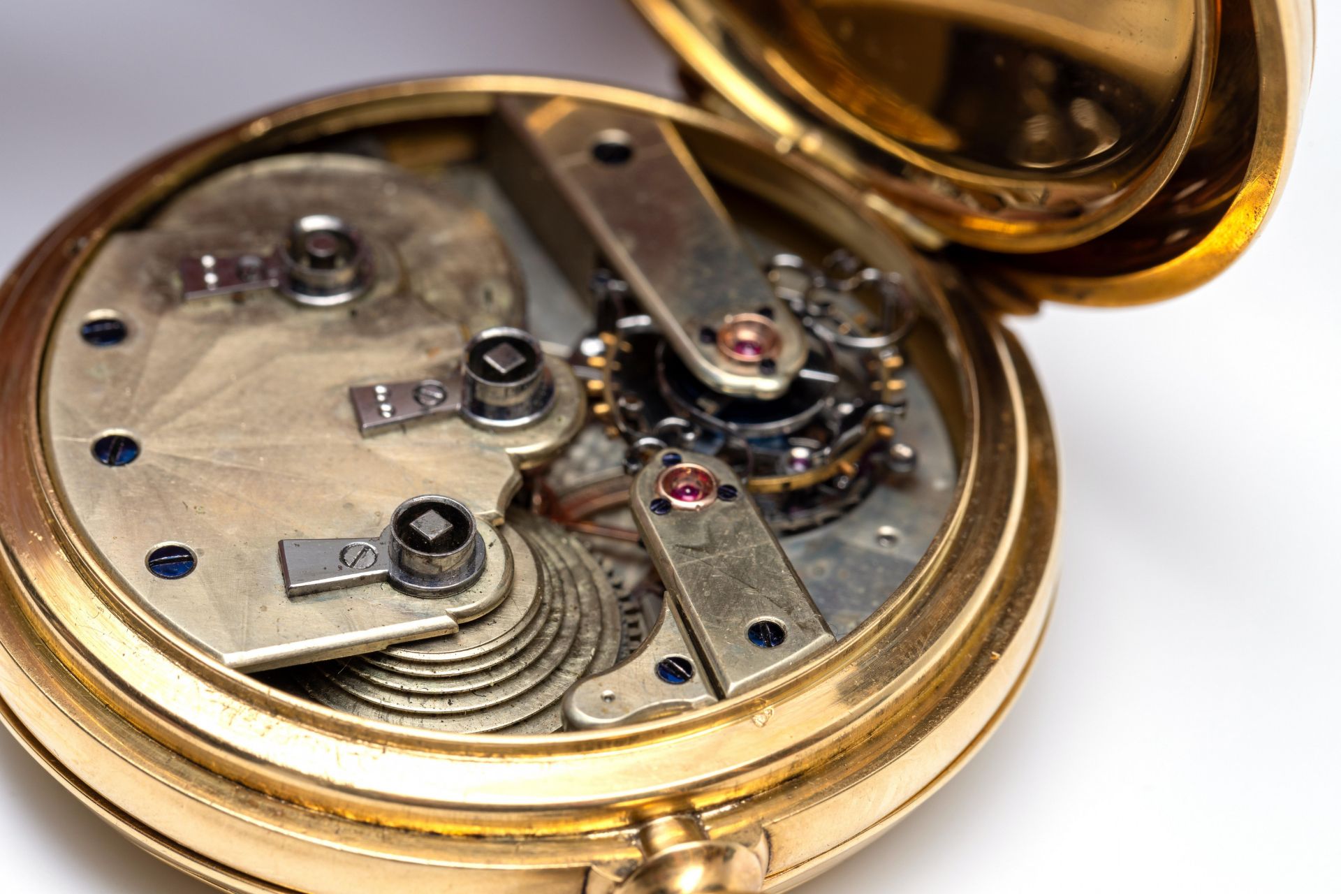 Frankrijk, mogelijk Henry Delolme, 18 kt. gouden chronometer zakhorloge met één-minuut tourbillon, c - Bild 7 aus 8