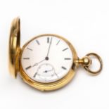 Frankrijk, mogelijk Henry Delolme, 18 kt. gouden chronometer zakhorloge met één-minuut tourbillon, c