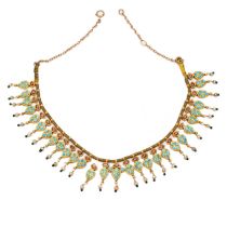 India, hooggehalte gouden collier, Champakali,