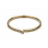 14 kt. Gouden spang armband.