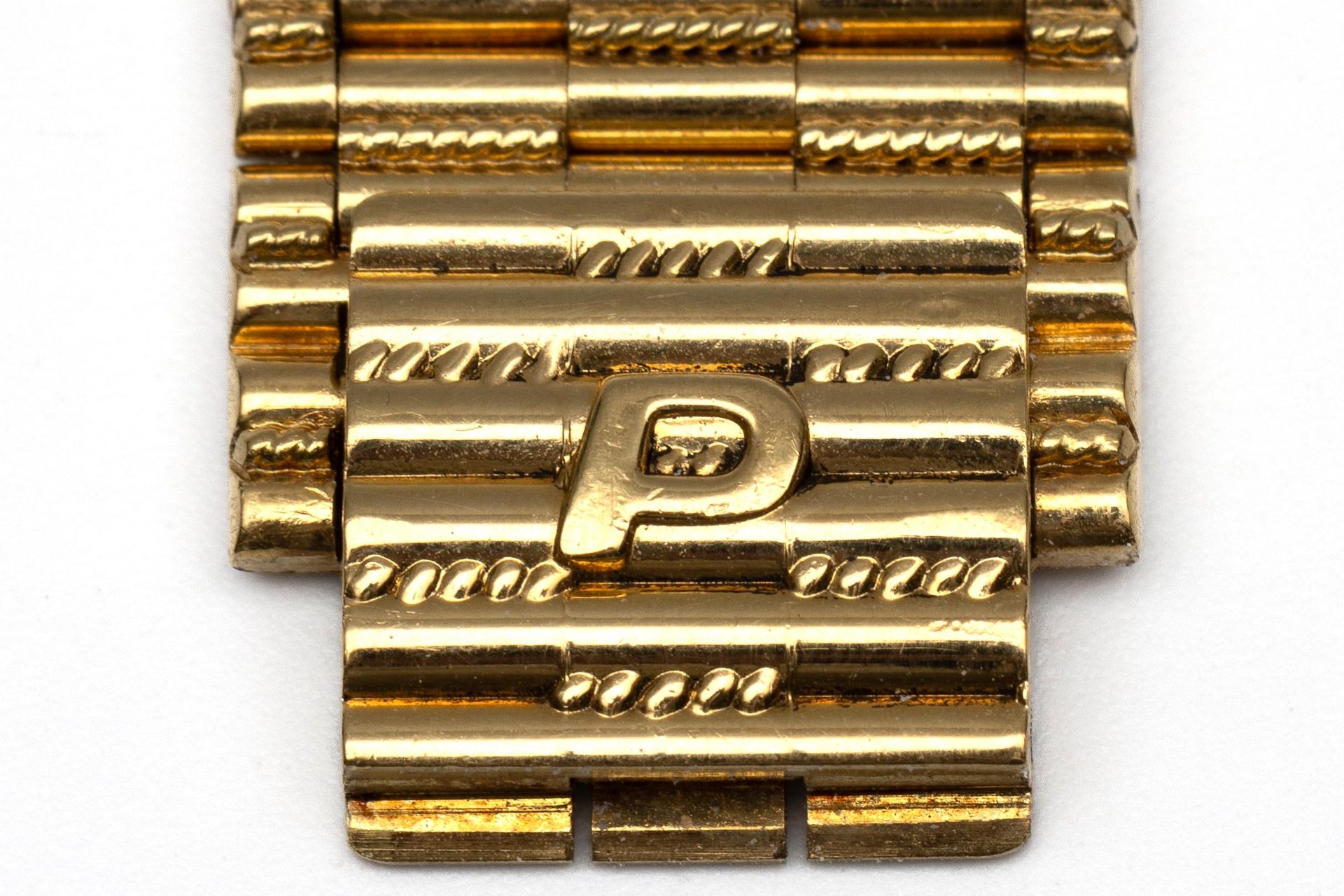 Piaget, 18 kt. gouden polshorloge, quartz. - Image 3 of 5