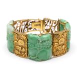 China, 18 kt. gouden armband.