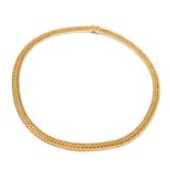 18 kt. Gouden choker,