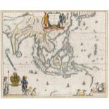 Willem Janszoon Blaeu, 17e eeuw, kaart, India quae Orientalis dicitur et Insulae Adiacentes