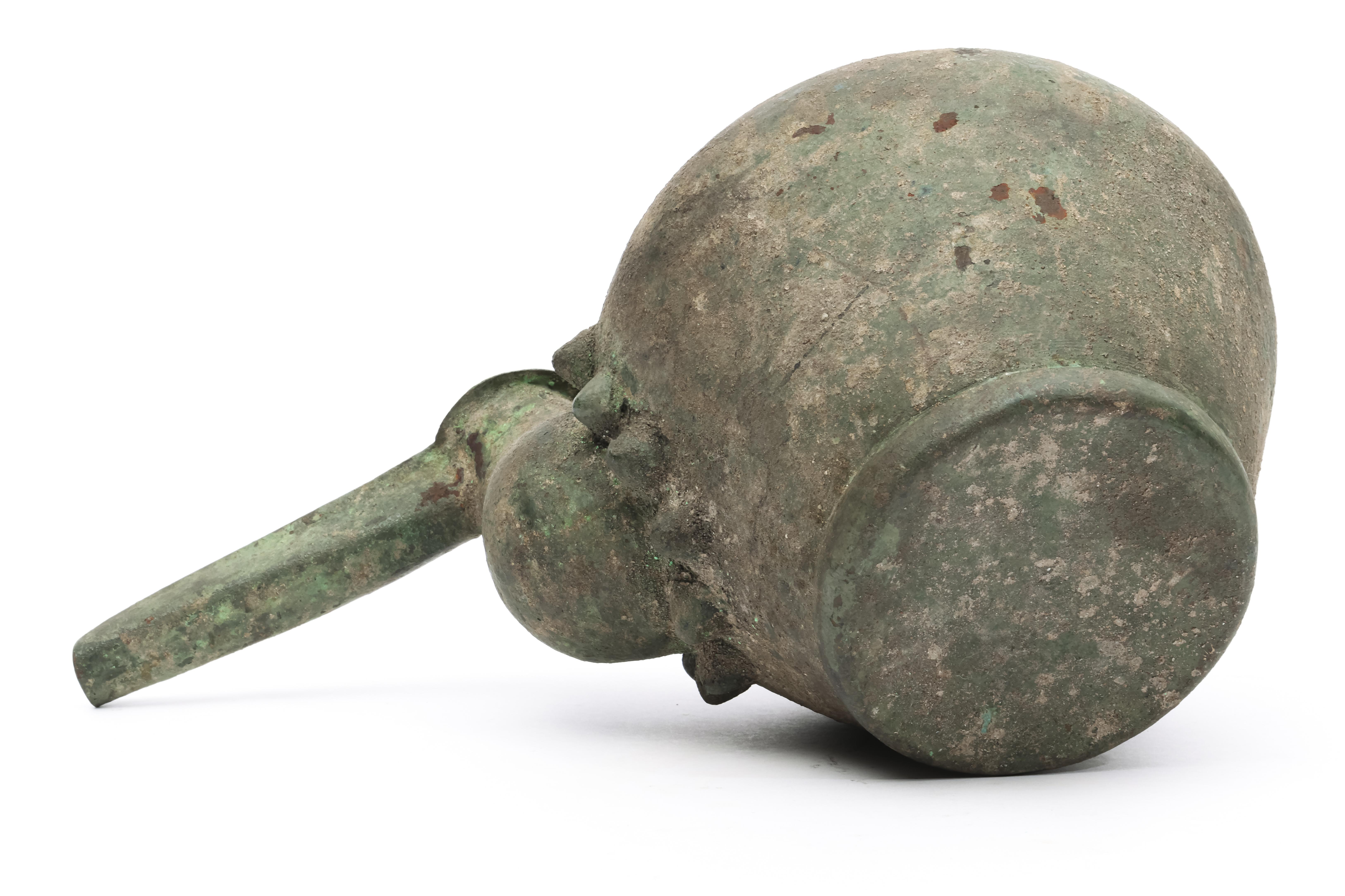 Luristan, a bronze vessel with long beak spout - Image 2 of 3