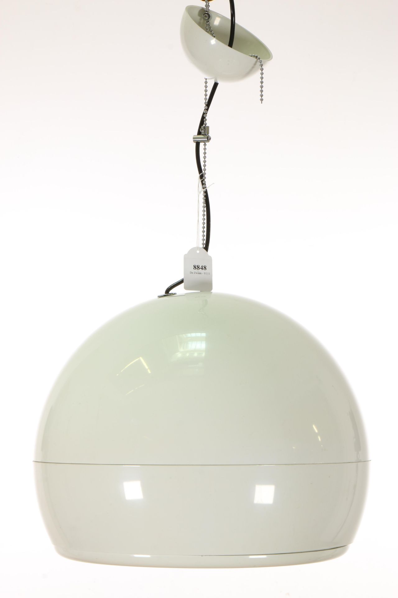 Studio Tetrarch voor Artemide, Italië, wit kunststoffen 'Pallade' hanglamp, ontwerp 1968 - Bild 2 aus 2