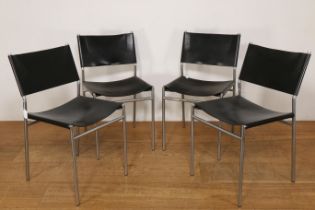 Martin Visser voor 't Spectrum, set van vier 'SE 06' stoelen, ontwerp 1960,