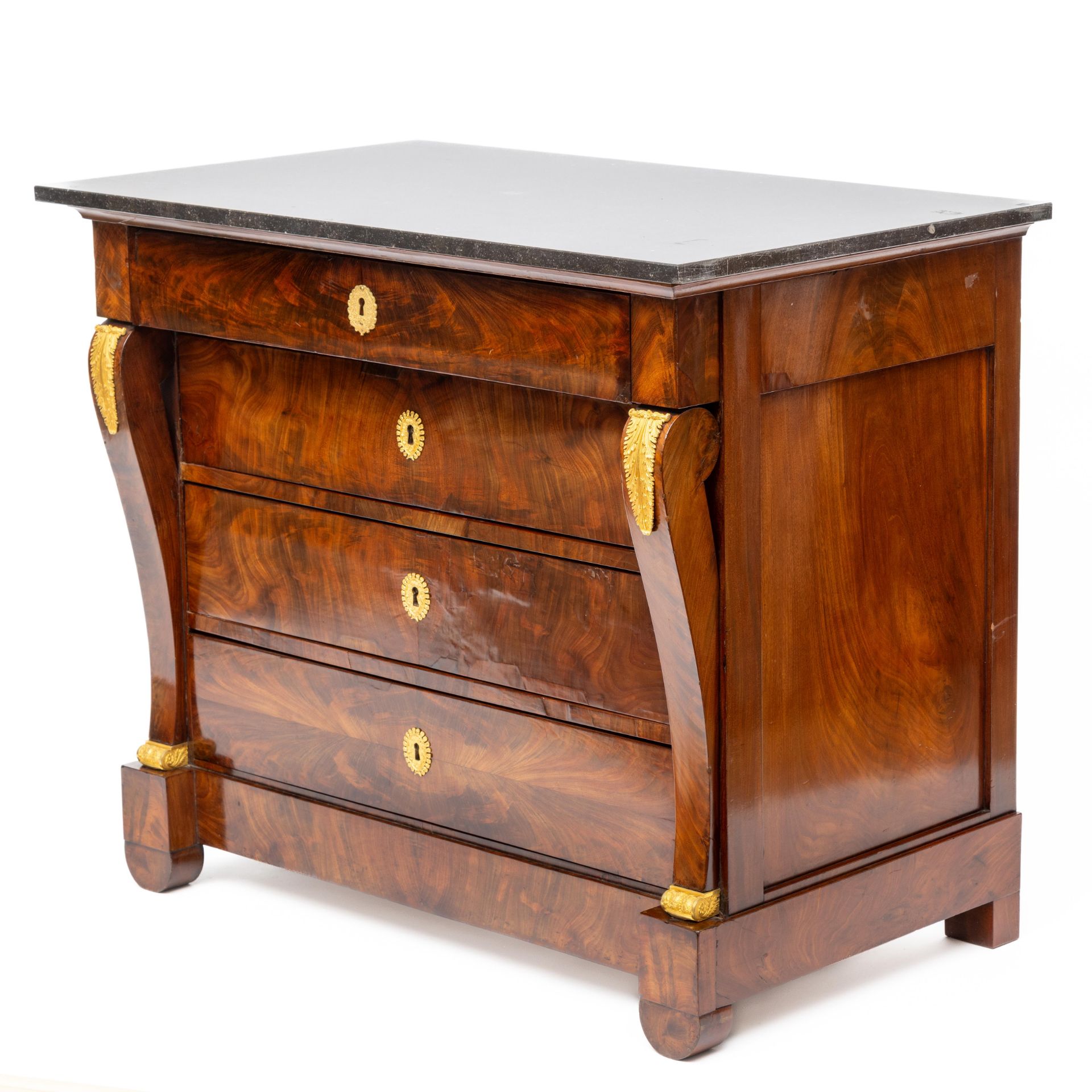 Mahoniehouten commode, Empire,