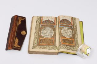Iran, possibly Qajar, a Koran in leather bound, ca. 1900,