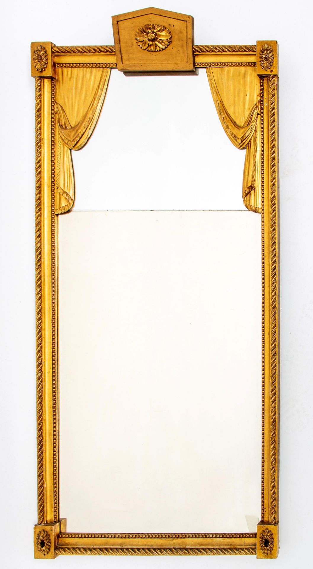 Holland, spiegel in vergulde lijst, Louis XVI, ca. 1790,
