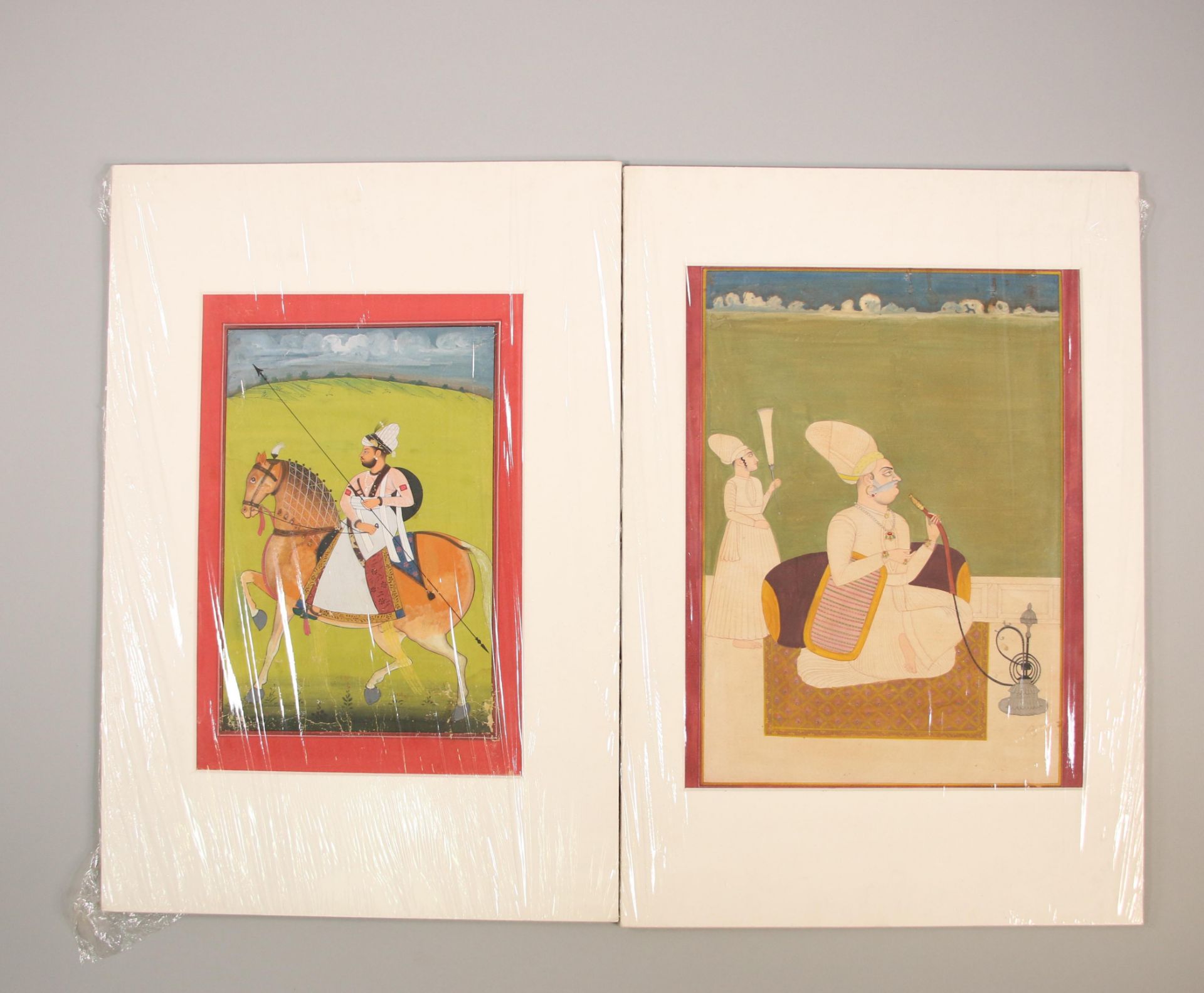 India, collection of Mughal-style miniatures, 20th century, - Bild 3 aus 3