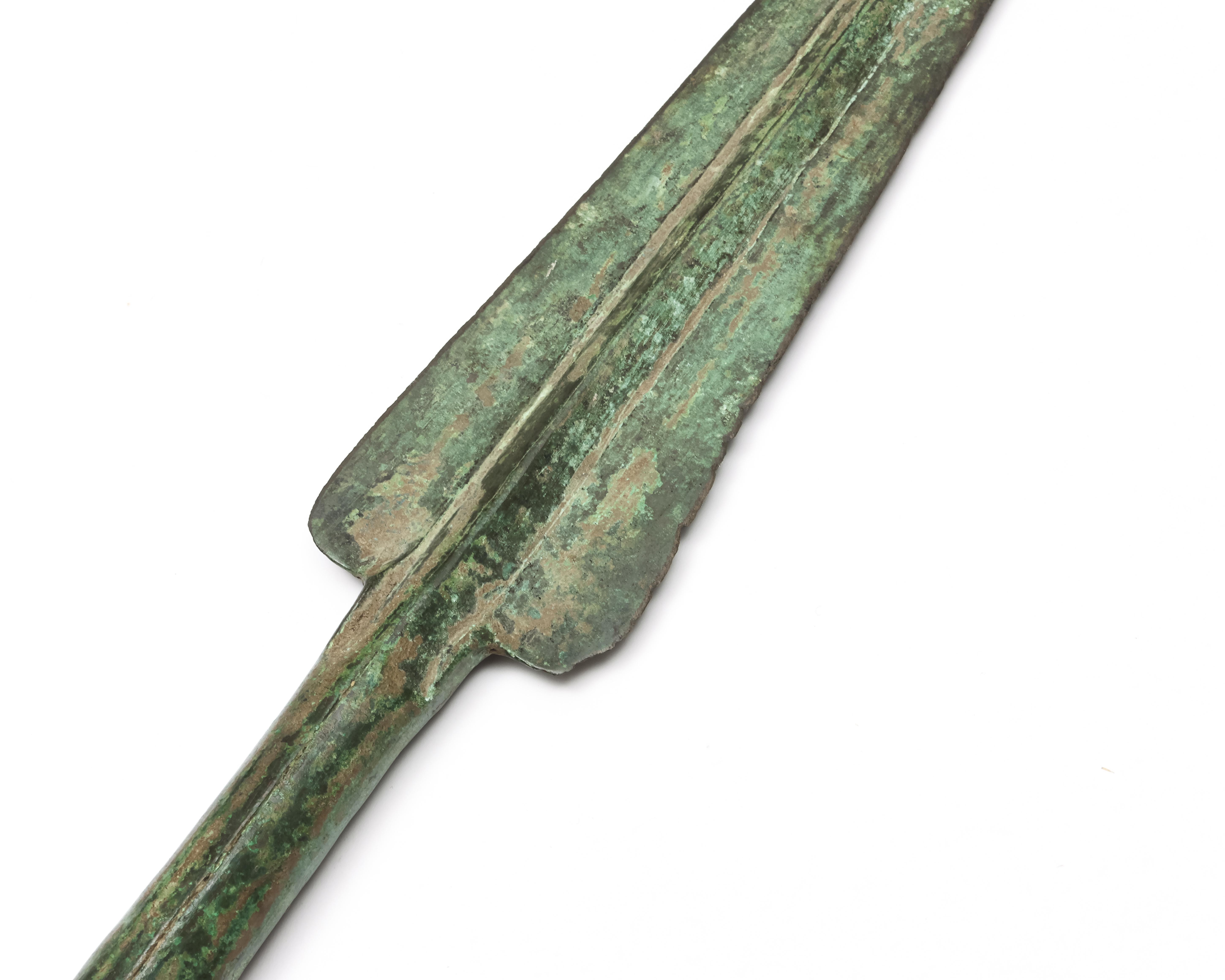 Luristan, a bronze long spear head, ca. 600 BC; - Image 2 of 4