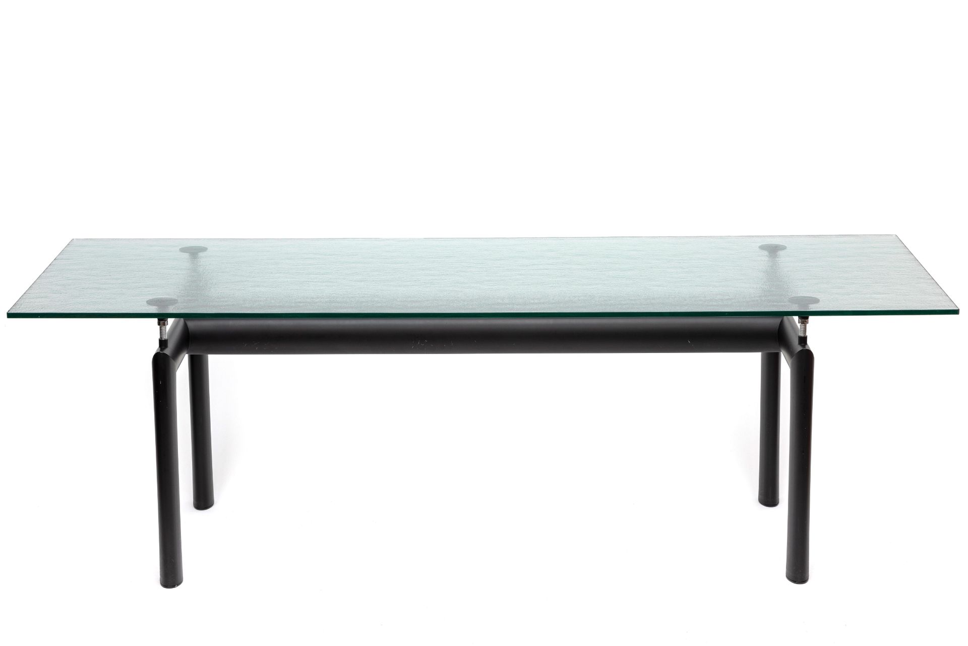 Le Corbusier voor Cassina, Italië, Rechthoekige 'LC6', 'Table en tube d'avion, section ovoïde' tafel