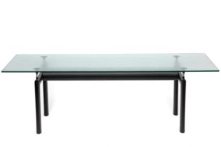 Le Corbusier voor Cassina, Italië, Rechthoekige 'LC6', 'Table en tube d'avion, section ovoïde' tafel