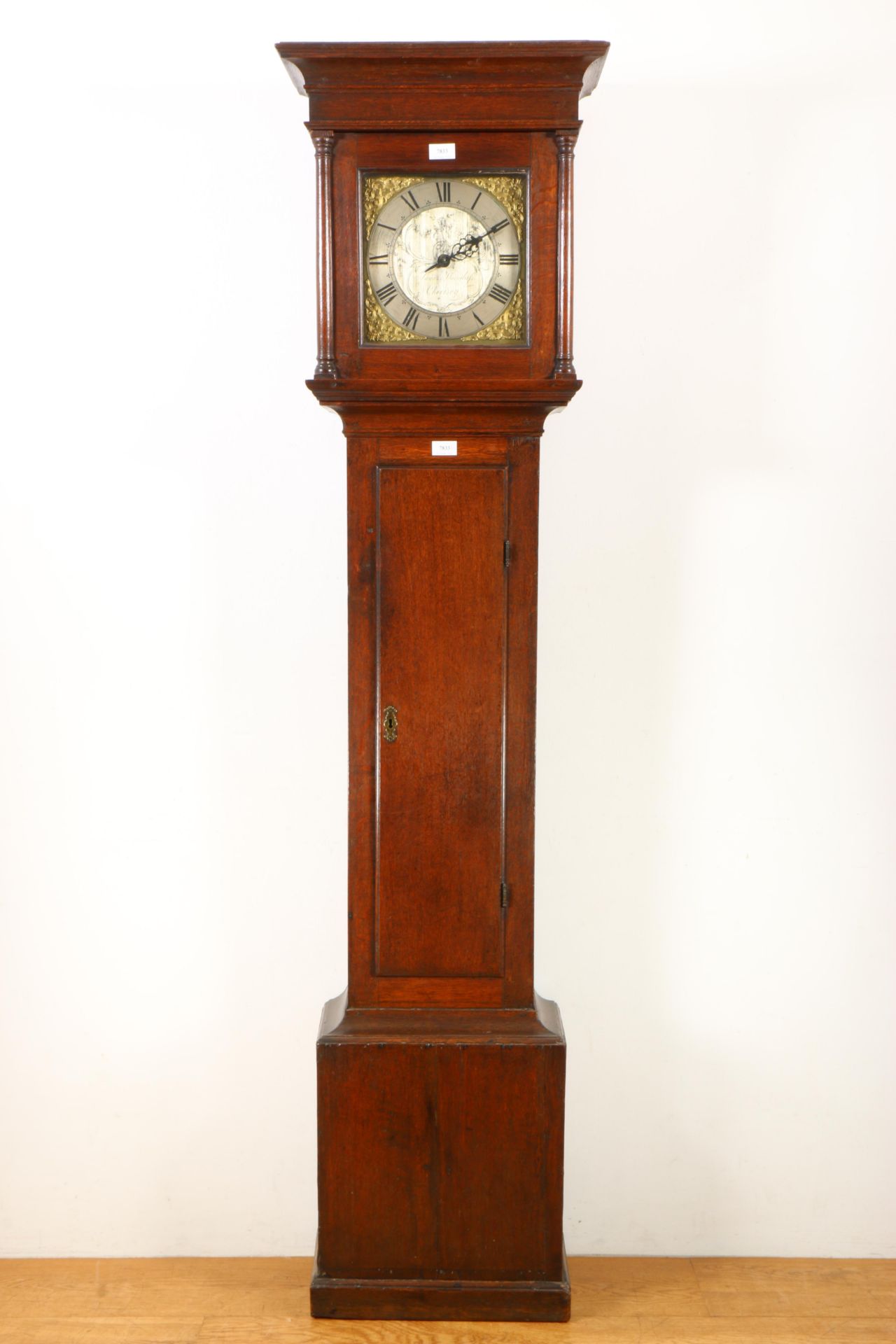 Engeland, staande klok, James Douglass, Chertsey. 18e eeuw.