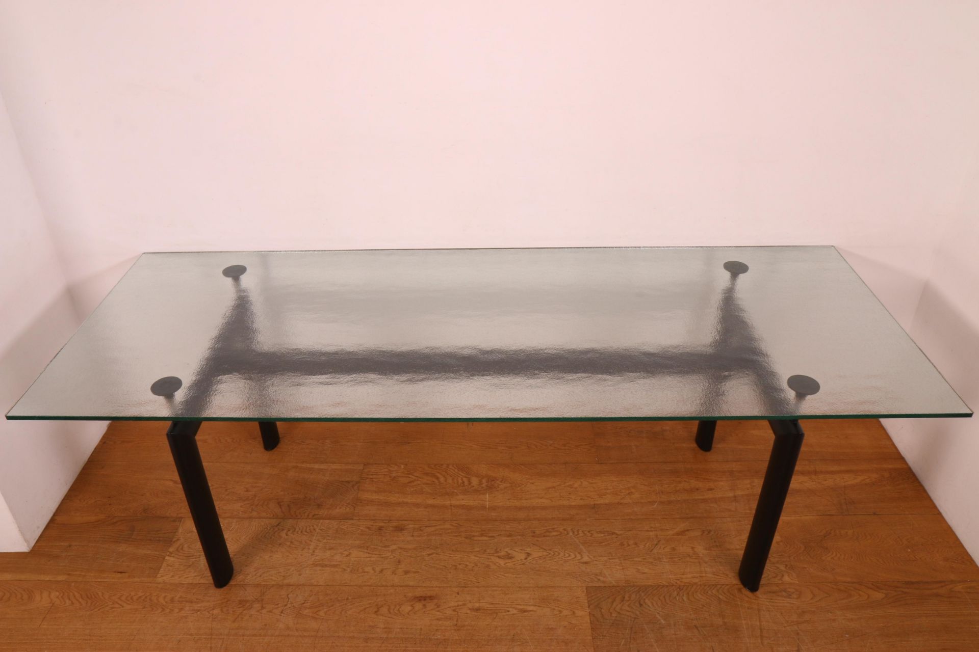 Le Corbusier voor Cassina, Italië, Rechthoekige 'LC6', 'Table en tube d'avion, section ovoïde' tafel - Bild 4 aus 4